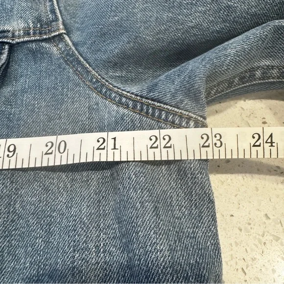 GAP Denim Trucker Jacket XL Classic Blue Jean 100% Cotton Vintage Wash - Picture 5 of 9
